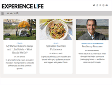Tablet Screenshot of experiencelife.com
